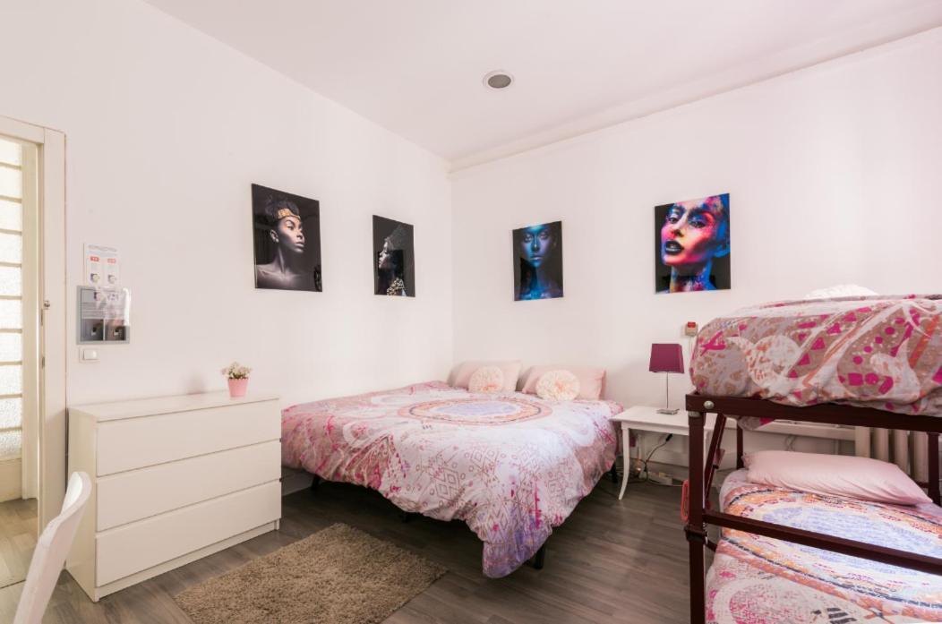 M&F 7 Rooms/7 Bathrooms Over Gran Via Madrid Luaran gambar