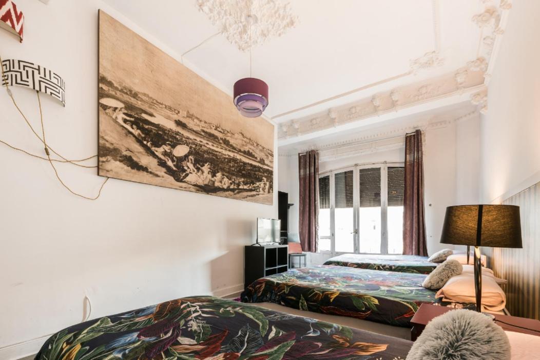 M&F 7 Rooms/7 Bathrooms Over Gran Via Madrid Luaran gambar
