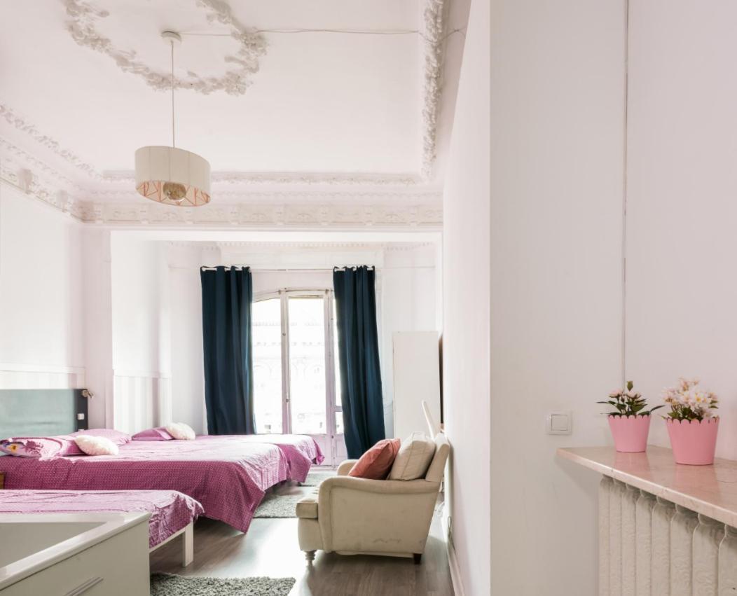 M&F 7 Rooms/7 Bathrooms Over Gran Via Madrid Luaran gambar