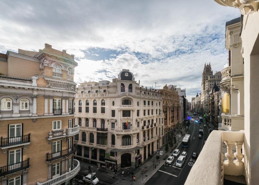 M&F 7 Rooms/7 Bathrooms Over Gran Via Madrid Luaran gambar