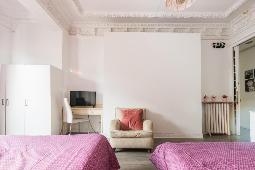 M&F 7 Rooms/7 Bathrooms Over Gran Via Madrid Luaran gambar