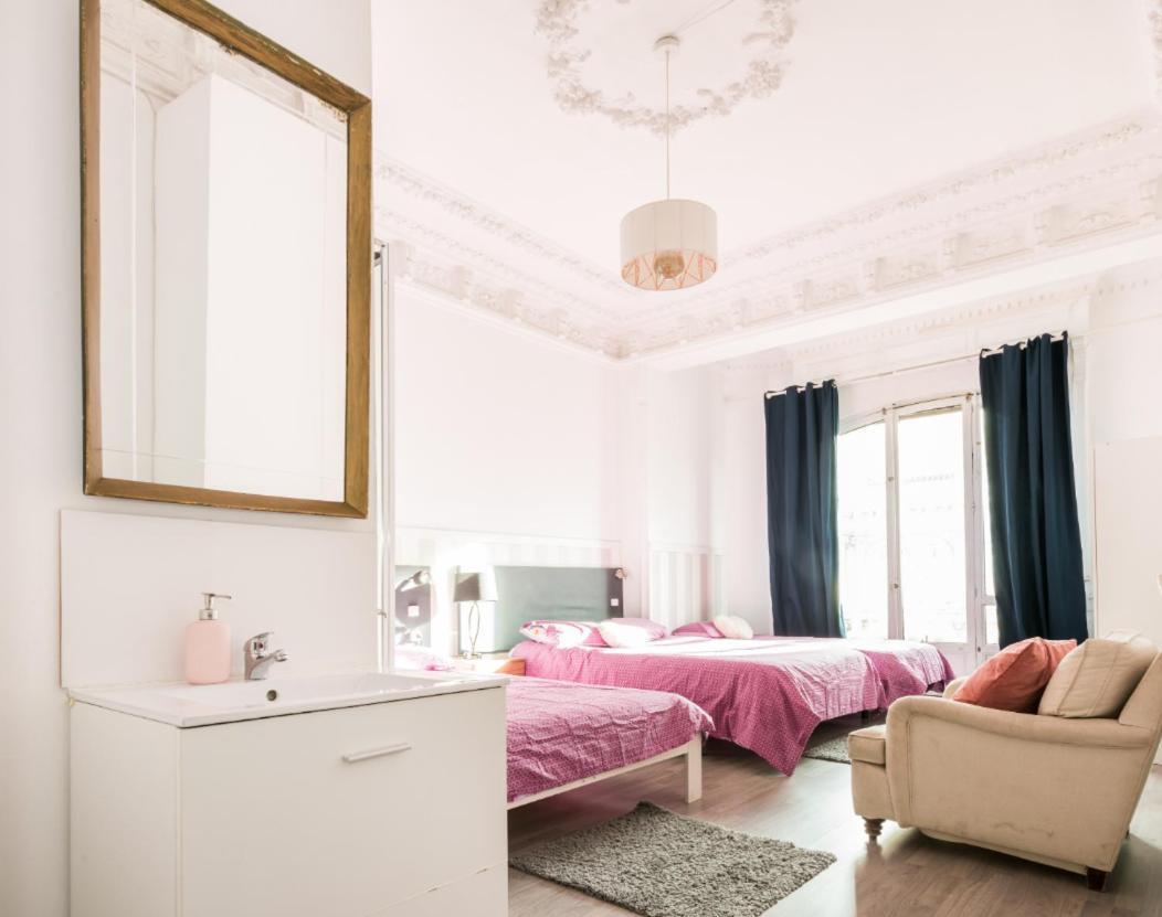 M&F 7 Rooms/7 Bathrooms Over Gran Via Madrid Luaran gambar