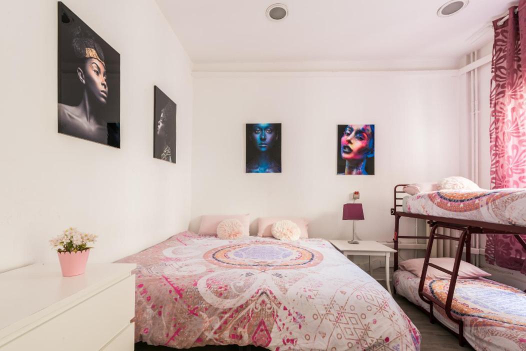M&F 7 Rooms/7 Bathrooms Over Gran Via Madrid Luaran gambar
